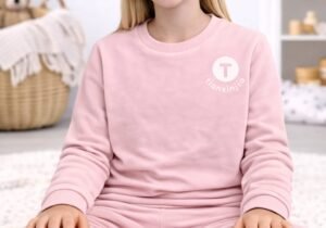 Pijama de algodón térmico, color Rosa. Calidad premium
